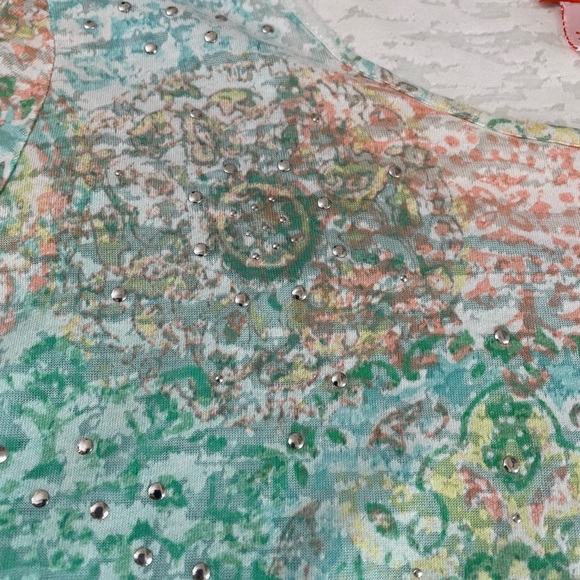 Hearts of Palm Blouse, Size Large P - Picture 4 of 6